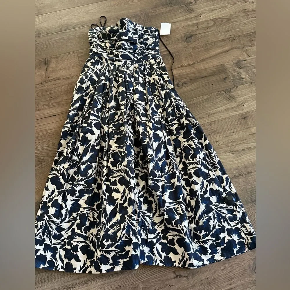A.L.C Tate Strapless Midi Dress US 2